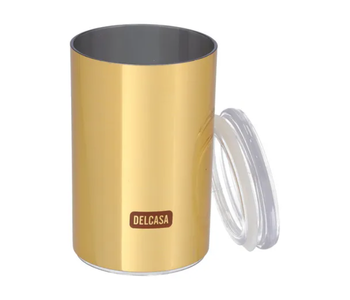 Delcasa DC1905 750 ml Airtight Kitchen Canister with Lid -Gold - Zoom Image 4