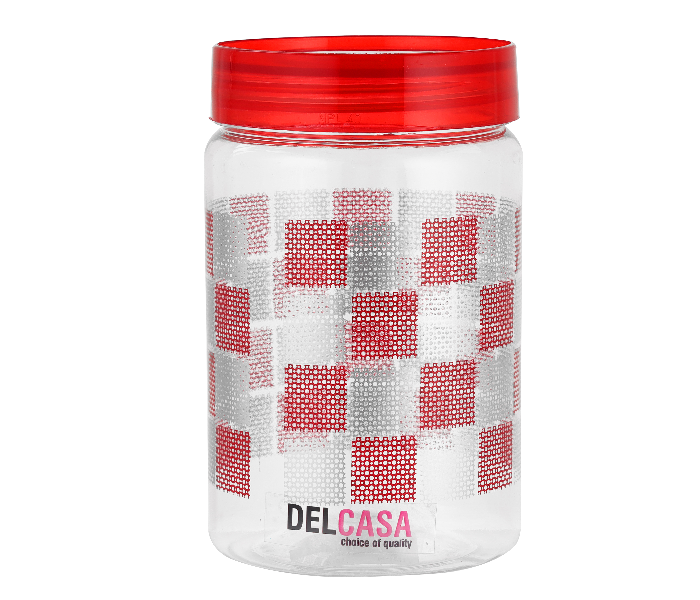 Delcasa DC2181 800ml Lightweight Plastic Canister - Red - Zoom Image 4