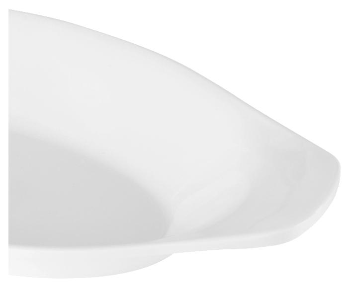 Delcasa DC2330 9 Inch Melamine Oval Bowl - White - Zoom Image 2