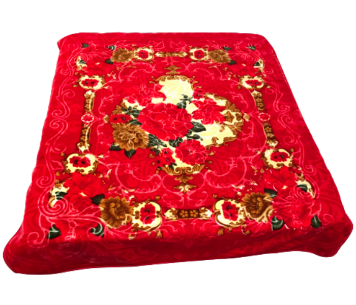 Stargold  SG-BLC3014 14Lbs 1Ply Double Bed Embossed Super Soft Blanket - Red - Zoom Image