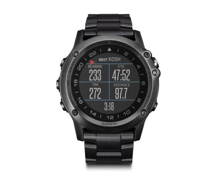 Garmin 010-01338-35 D2 Barvo GPS Aviation Smartwatch with Titanium Strap - Black - Zoom Image 4