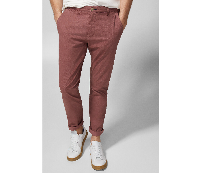 Springfield 155564269 Size 46 Chinos for Men - Maroon - Zoom Image 1