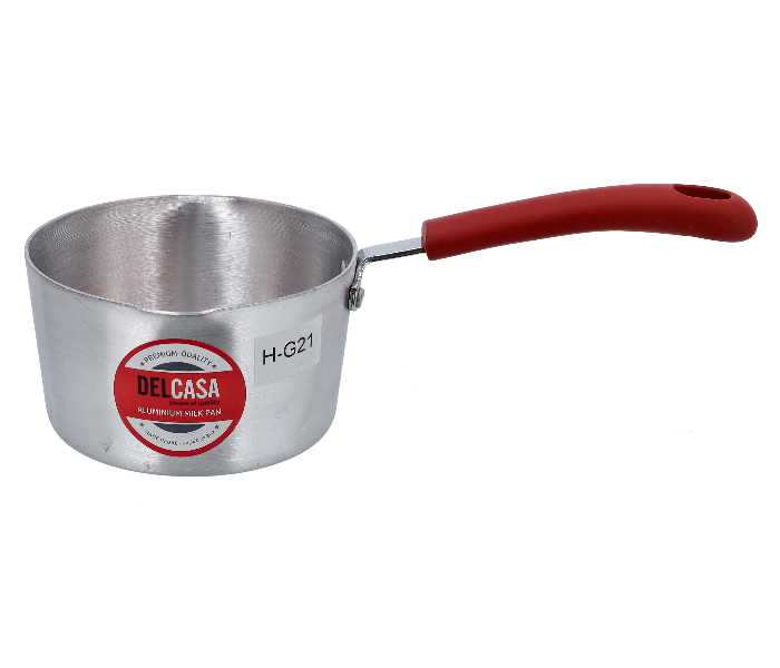 Delcasa DC2169 15cm Aluminium Milk Pan - Silver - Zoom Image 1