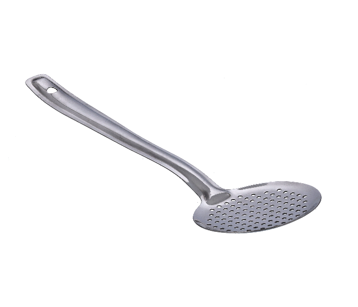 Delcasa DC1881 Durable Stainless Steel Frying Slotted Skimmer Spoon -Silver - Zoom Image 4