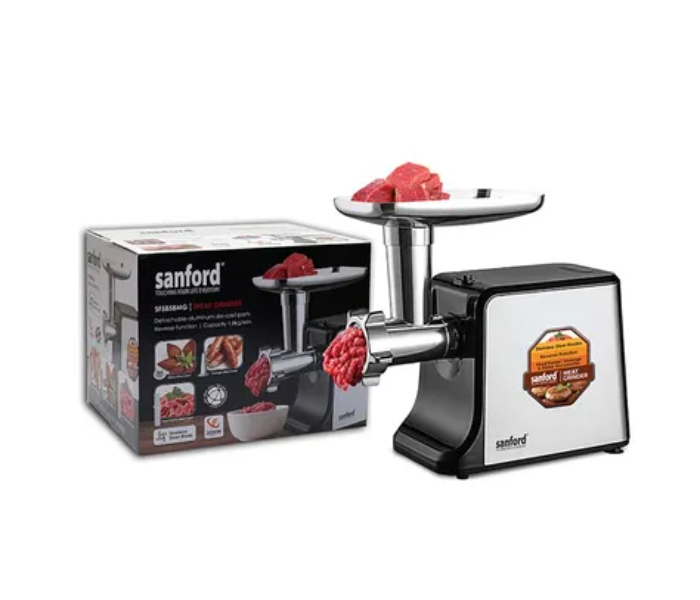 Sanford SF5858MG-C 2000W Meat Grinder Mincer - Black and Silver - Zoom Image 3