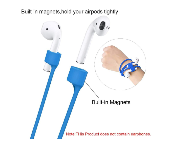 Magnetic 30 inch Anti-Lost Air Pods Silicone Neck Rope  - Zoom Image 3