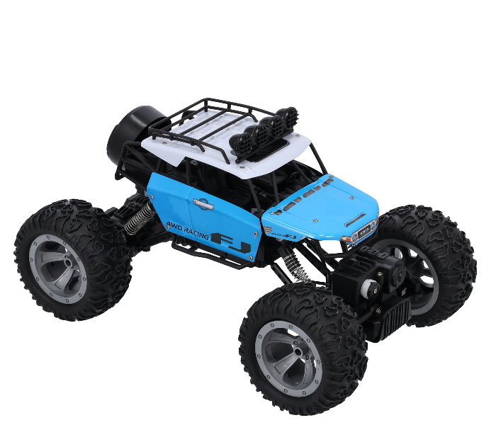 Merriboy MBRC1672 FJ 4 Wheel Multi-Terran Remote Control Off Road Racing Vehicle with Shock Absorbers and Rubber Tires for Kids - Blue and Black - Zoom Image 7