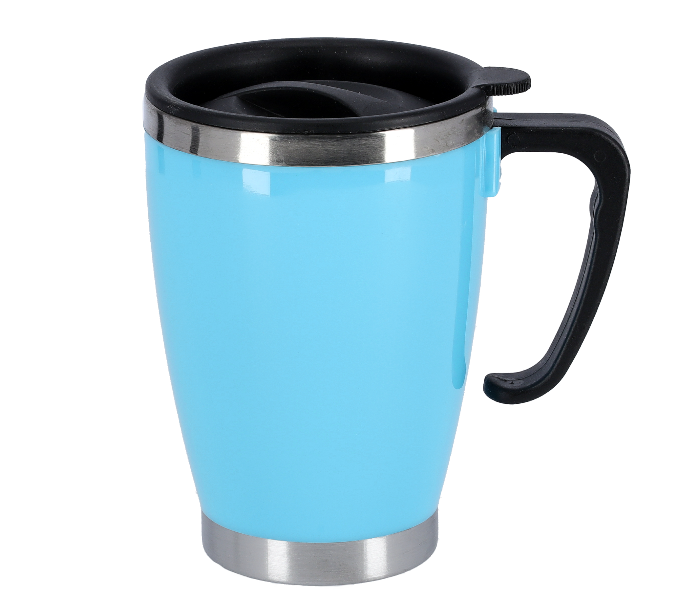 Delcasa DC1780 420ml Stainless Steel Durable and Leak Resistance Travel Mug - Blue - Zoom Image 1