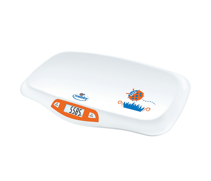 Mebby 95136 Primi Pesi Child Scale for Infants and Newborns - White - Zoom Image 5