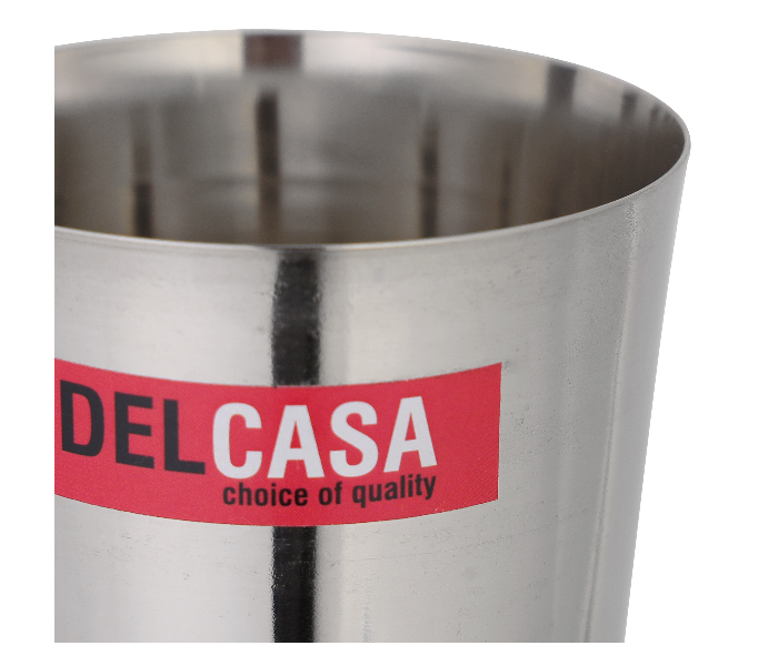 Delcasa DC2203 0.070Gram Stainless Steel Plain Drinking Glass - Silver - Zoom Image 3