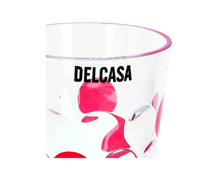 Delcasa DC1756 4 Pieces 270 ml Durable Polystyrene Stable Cup Set - Clear - Zoom Image 4