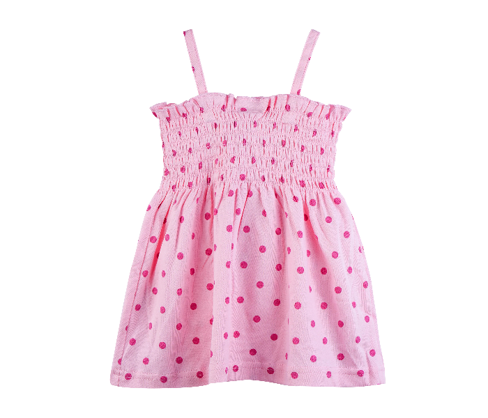 Popees Nuvo Comfortable Sleeveless Frock with Trousers for 3 Years Babies - Pink - Zoom Image 2