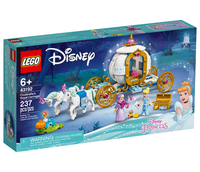 Lego 237 Piece Cinderella Royal Carriage Interactive Building Block for Kids - Zoom Image 1