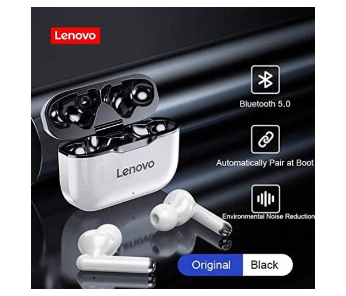 Lenovo LIVEPODS LP1 V5.0 TWS Hands-free Waterproof Wireless Touch Bluetooth Headset - White - Zoom Image 8