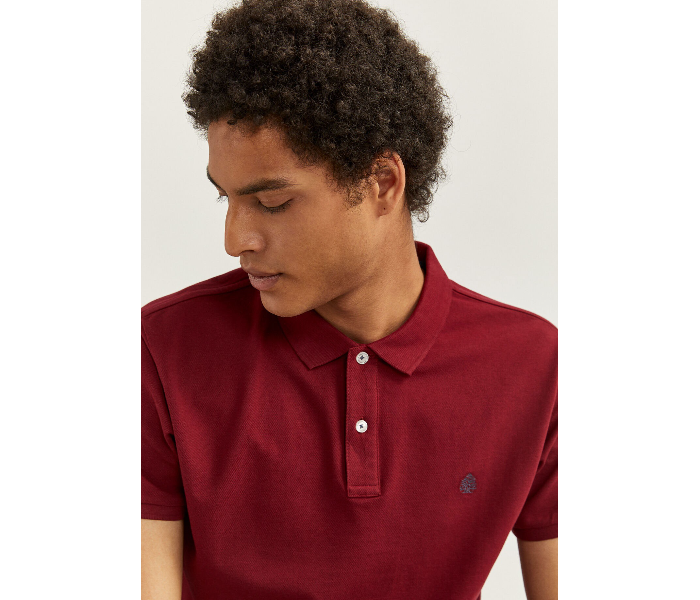 Springfield 143801868 Medium Polo Shirt for Men - Wine - Zoom Image 2