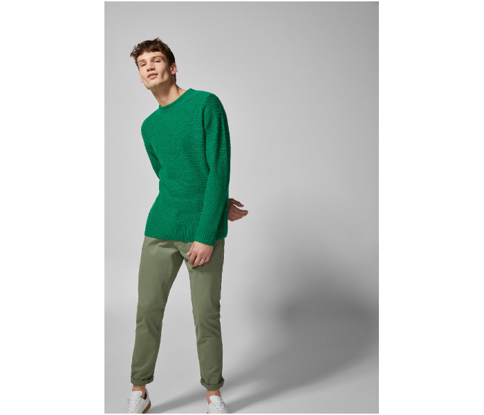 Springfield 155554526 Size 50 Chinos for Men - Green - Zoom Image 2