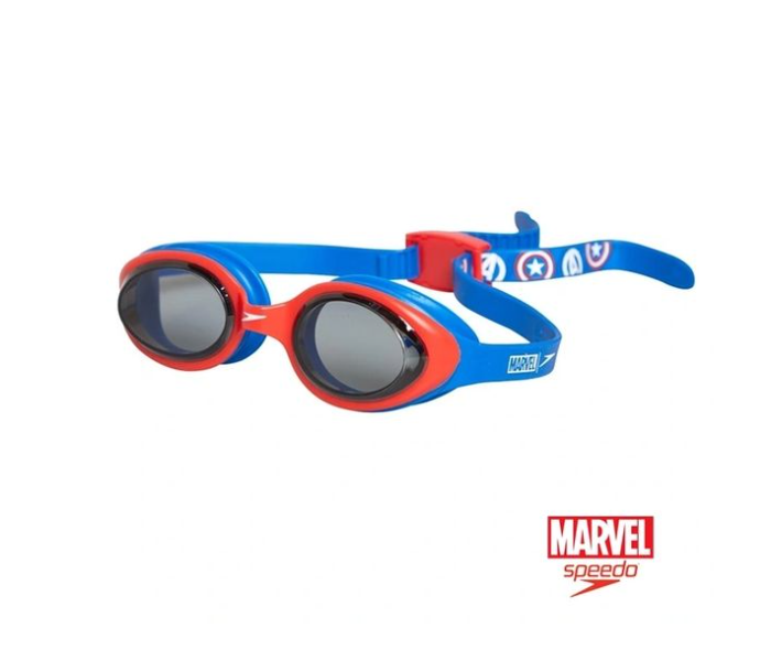 Speedo Marvel Avengers Illusion Junior Swim Goggles - Blue and Red - Zoom Image 2