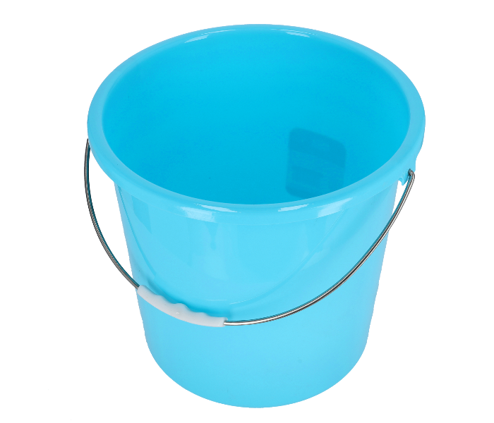 Delcasa DC1640 15 Litre Lightweight Plastic Bucket with Lid and Handle - Blue - Zoom Image 2