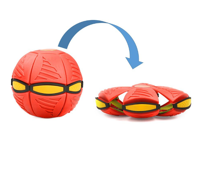 Magic UFO Flying Saucer Vent Ball for Children Beach Outdoor Games - Red - Zoom Image 1