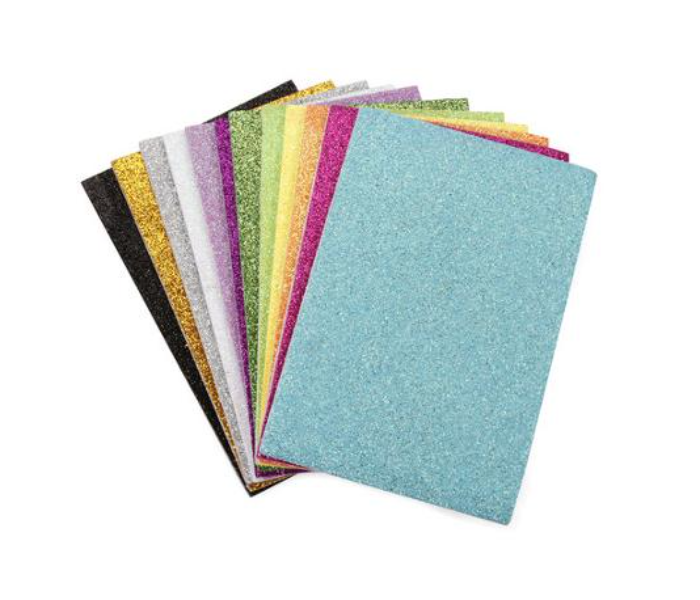 Self Adhesive A4 Small Glitter Foam Sheets - Zoom Image 1