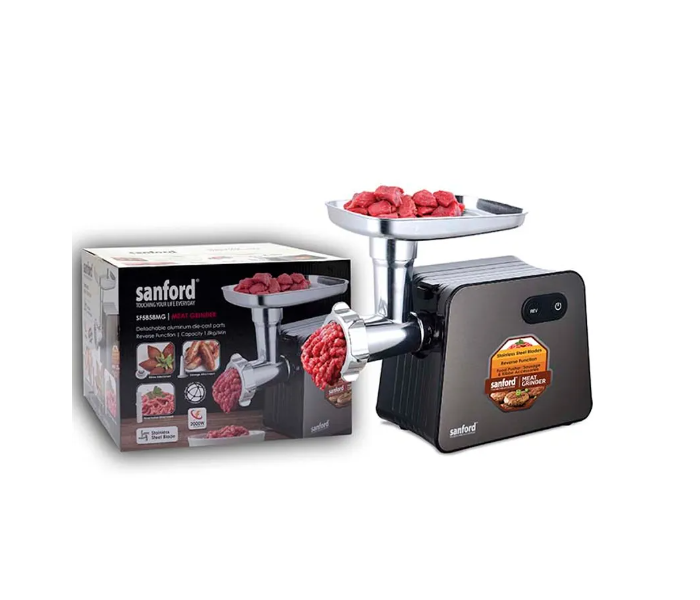 Sanford SF5858MG-B 2000 Watts Meat Grinder Mincer - Black and Silver - Zoom Image 3