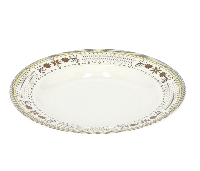 Delcasa DC1786 8 Inch Melamine Durable Superior Quality Round Soup Plate - White - Zoom Image 2