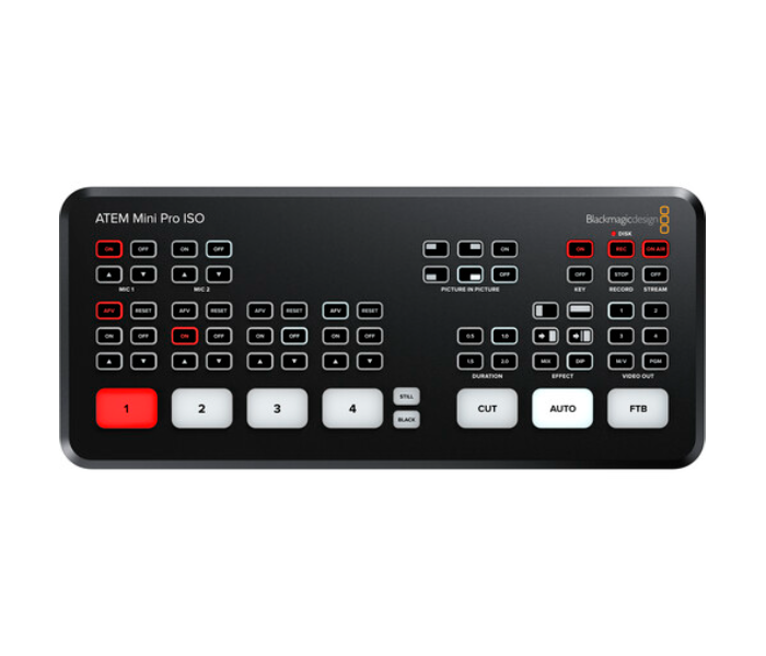 Blackmagic Design ATEM Mini Pro ISO HDMI Live Stream Switcher - Black - Zoom Image 3