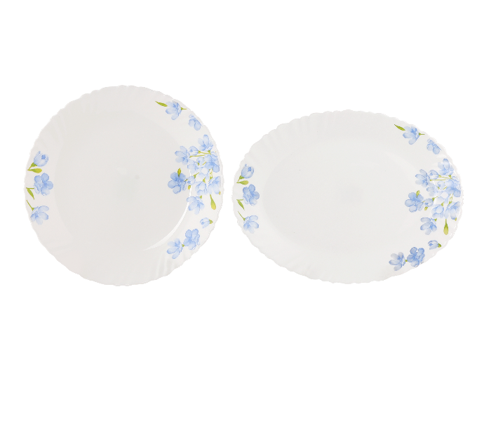 Delcasa DC2212 33 Pieces Opalware Dinner Set - White - Zoom Image 3