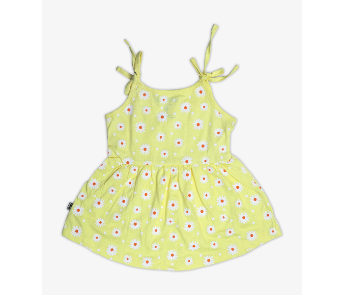 Hugs and Kisses SU19MGL19 9-12Month Summer Vibes Frock and Shorts -Yellow - Zoom Image 1