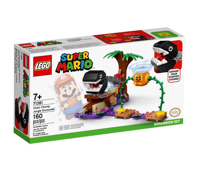 Lego 160 Pieces Super Mario Chain Chomp Jungle Encounter Expansion Set For Kids - Zoom Image 2