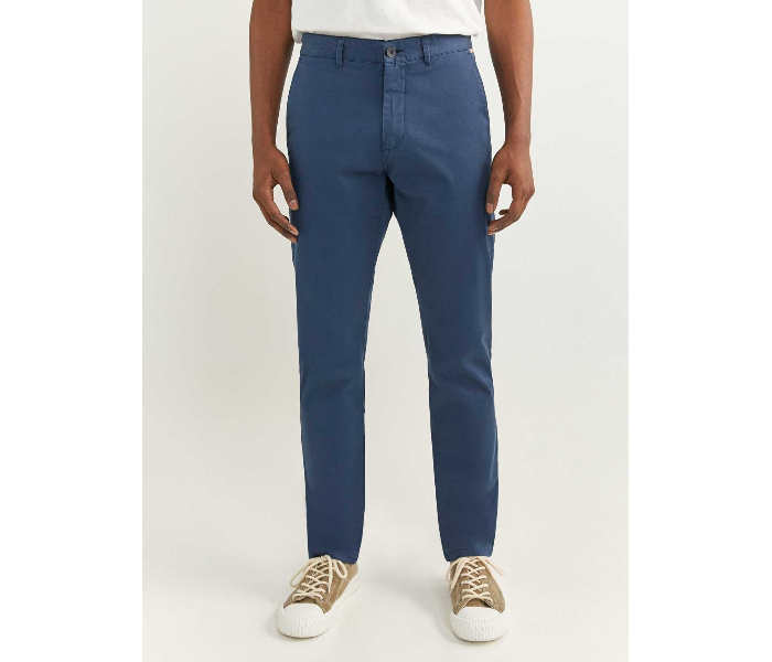 Springfield 155715712 Size 44 Chinos for Men - Medium Blue - Zoom Image 1