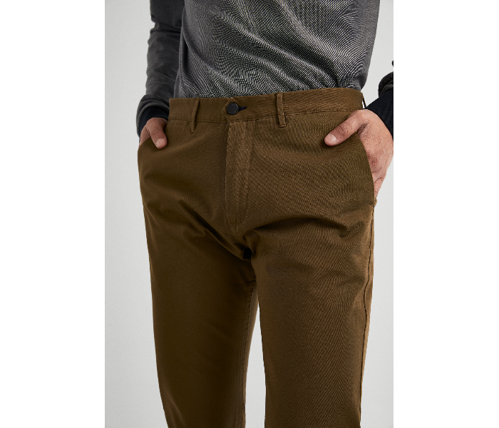 Springfield 155553729 Size 38 Chinos for Men - Green - Zoom Image 2