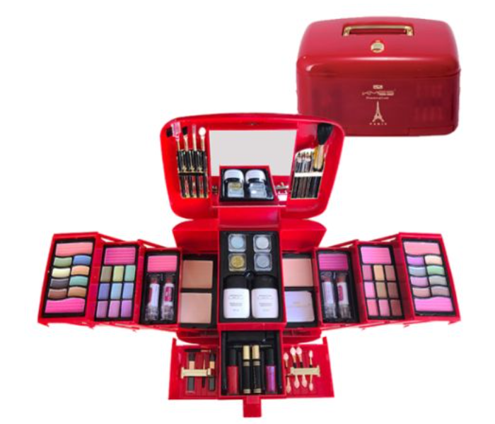 KMES C-877 Top Quality Big Makeup Kit for Women - Red - Zoom Image 3