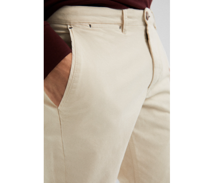 Springfield 155559697 Size 50 Chinos for Men - White - Zoom Image 2