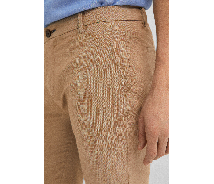 Springfield 155571552 Size 50 Chinos for Men - Camel - Zoom Image 3