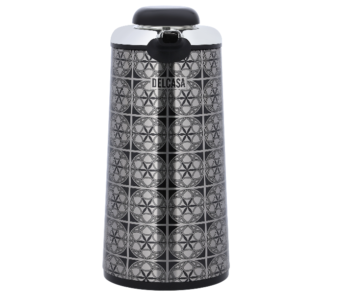 Delcasa DC2051 1.9Litre Stainless Steel Vacuum Flask - Black and White - Zoom Image 3