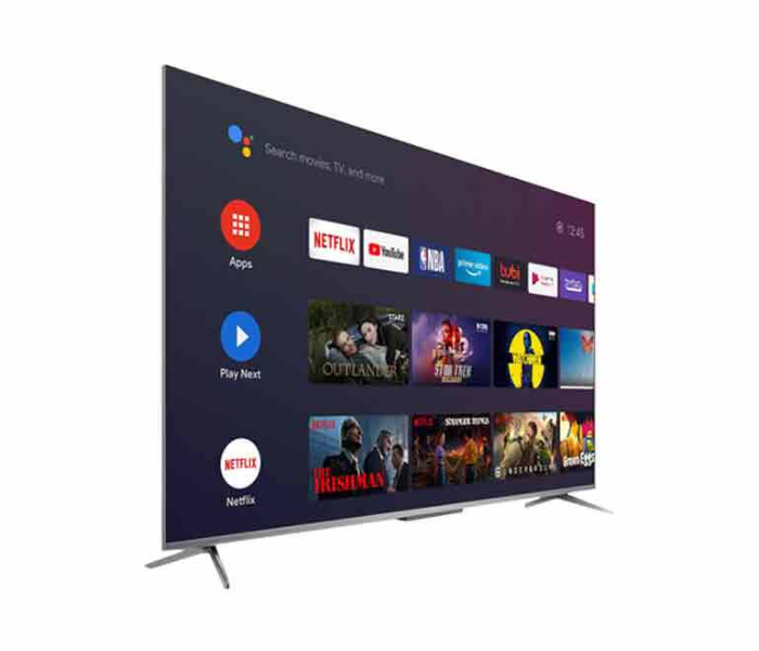 TCL L55P615 55 Inch Ultra HD 4K LED Android Smart TV with Dolby Audio - Black - Zoom Image 2