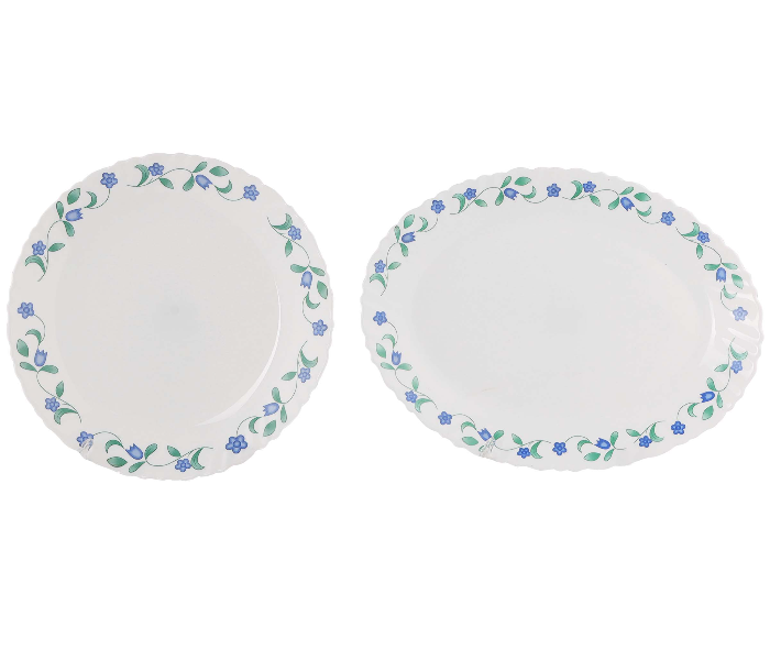 Delcasa DC2215 42 Pieces Opalware Dinner Set - White - Zoom Image 3