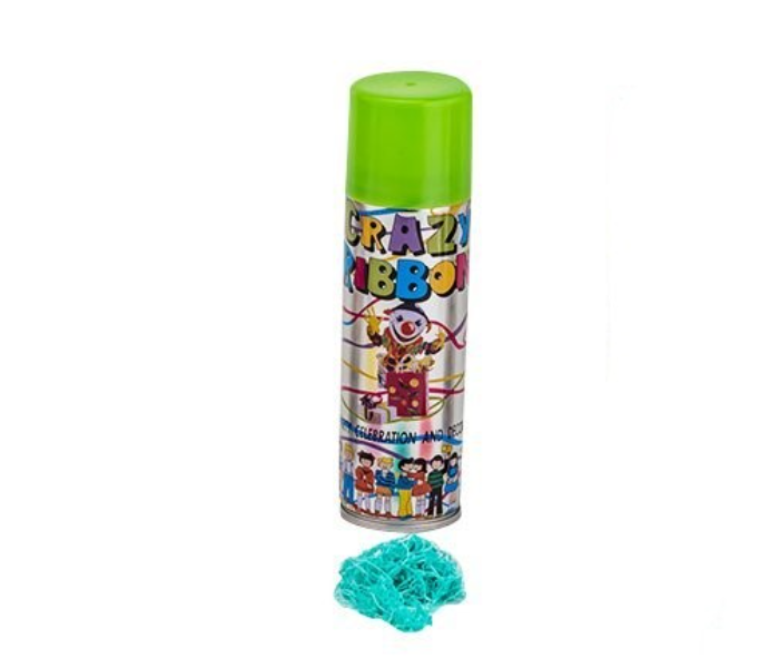 Crazy Ribbon Eco-Friendly Party Spray - Green - Zoom Image