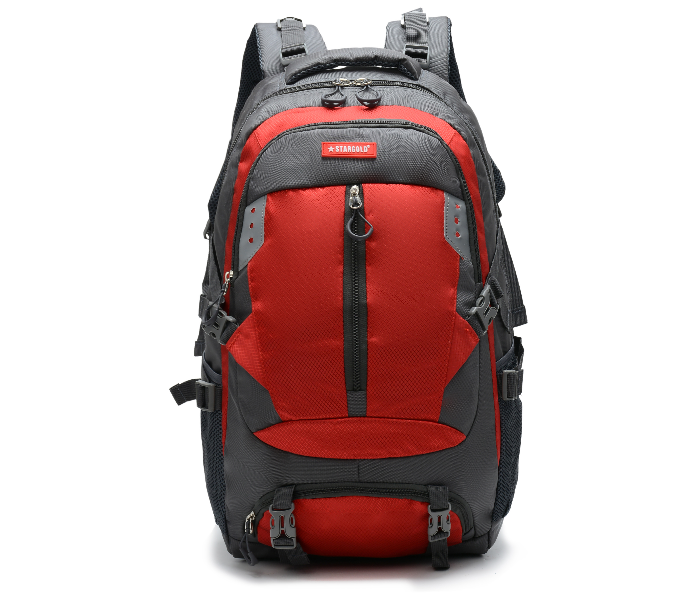 Stargold  SG-BP280 22 Inch Luxury Casual Big Space Travel Backpack - Red and Grey - Zoom Image 1