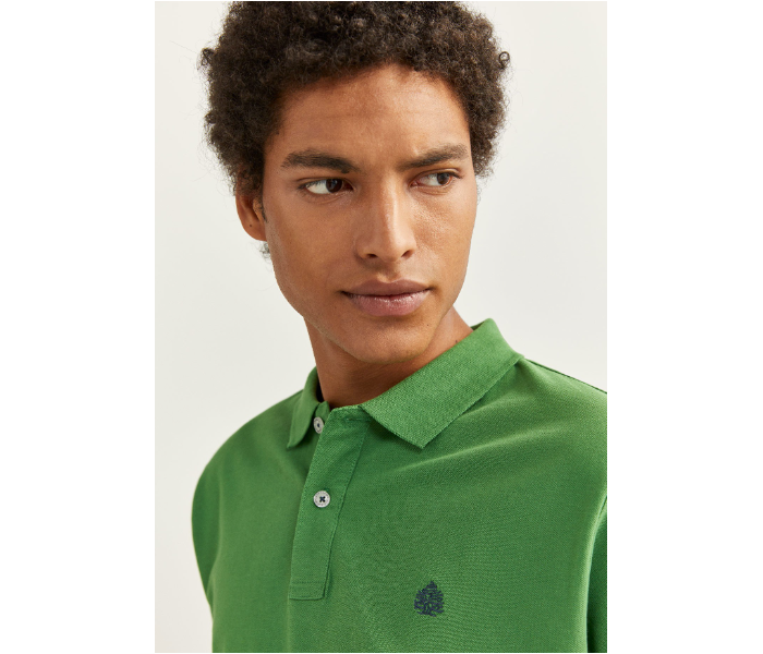 Springfield 143801826 Medium Polo Shirt for Men - Green - Zoom Image 2