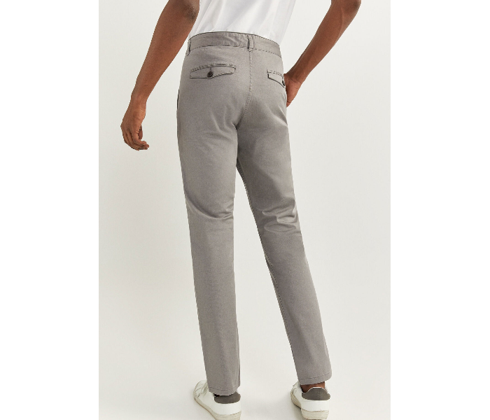 Springfield 155716546 Size 38 Chinos for Men - Light Grey - Zoom Image 3