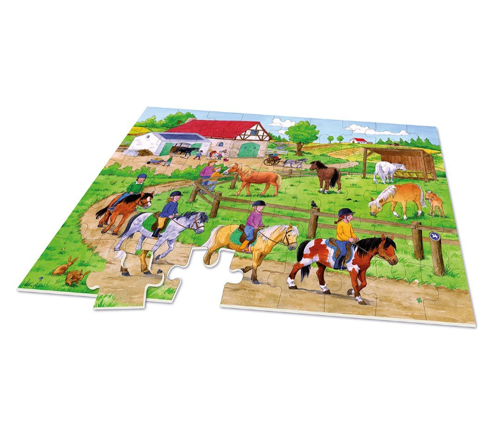 Noris 606031790 XXL 45 Pieces Puzzle Pony Farm - Zoom Image 1