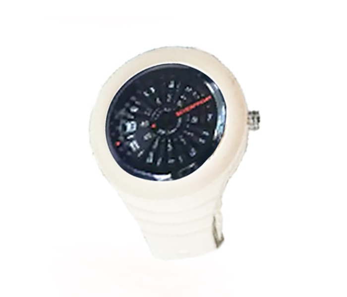 New Fashion Quartz Movement Fashion Casual Watch for Men and Women - White - Zoom Image