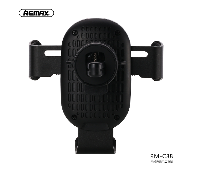 Remax RM-C38 Wireless Charger And Car Vent Mount Holder -Black - Zoom Image 2