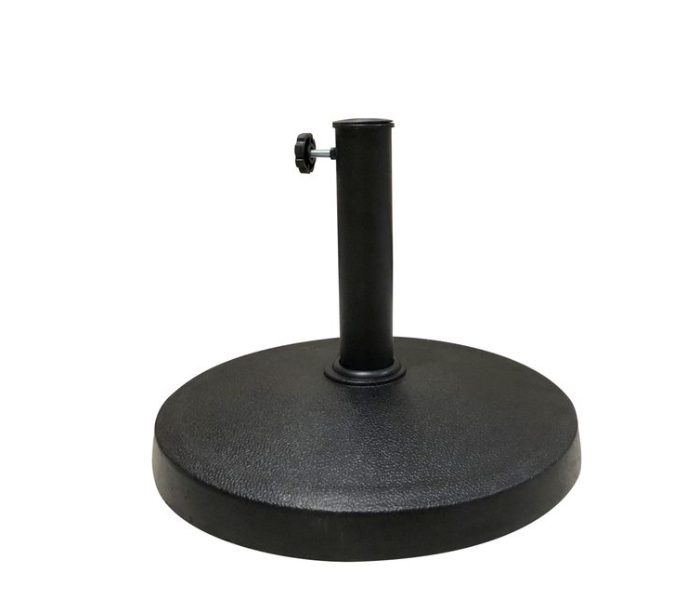 Portable CY0063-16 16kg Round Weighted Umbrella Concrete Base -Black - Zoom Image