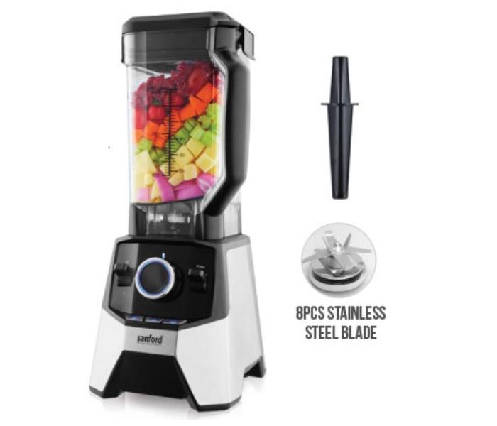 Sanford SF6846CBR 2Litres Commercial Blender with Stainless Steel Blades - Black - Zoom Image 2