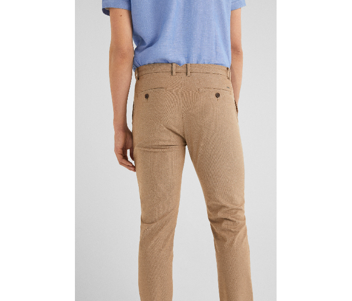 Springfield 155571552 Size 50 Chinos for Men - Camel - Zoom Image 4