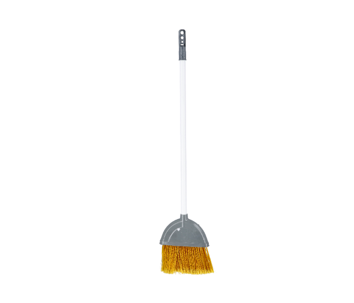 Delcasa DC1966 Jumbo Floor Brooming Brush and Dustpan -Grey and White - Zoom Image 2