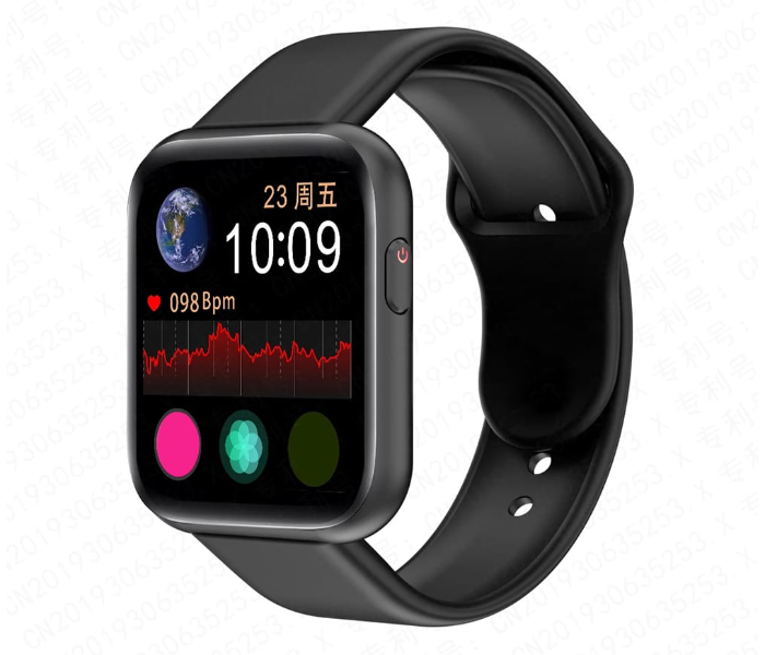 Y68 Heart Rate Monitoring Sports Smart Watch -Black - Zoom Image 1